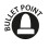 Pentel Pentel Bullet Tip Broad Marker - White 6