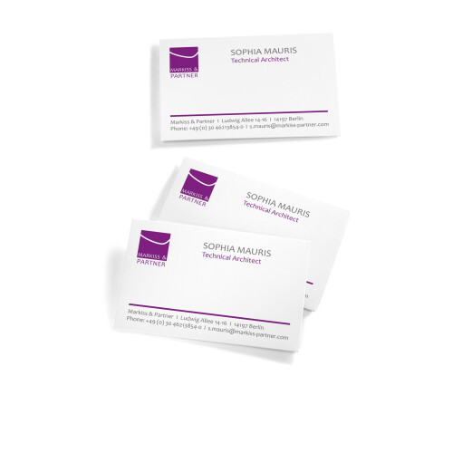 Sigel DP830 business cards, microperforated, white, 185 gsm, 150 pcs.=15 sheets 2