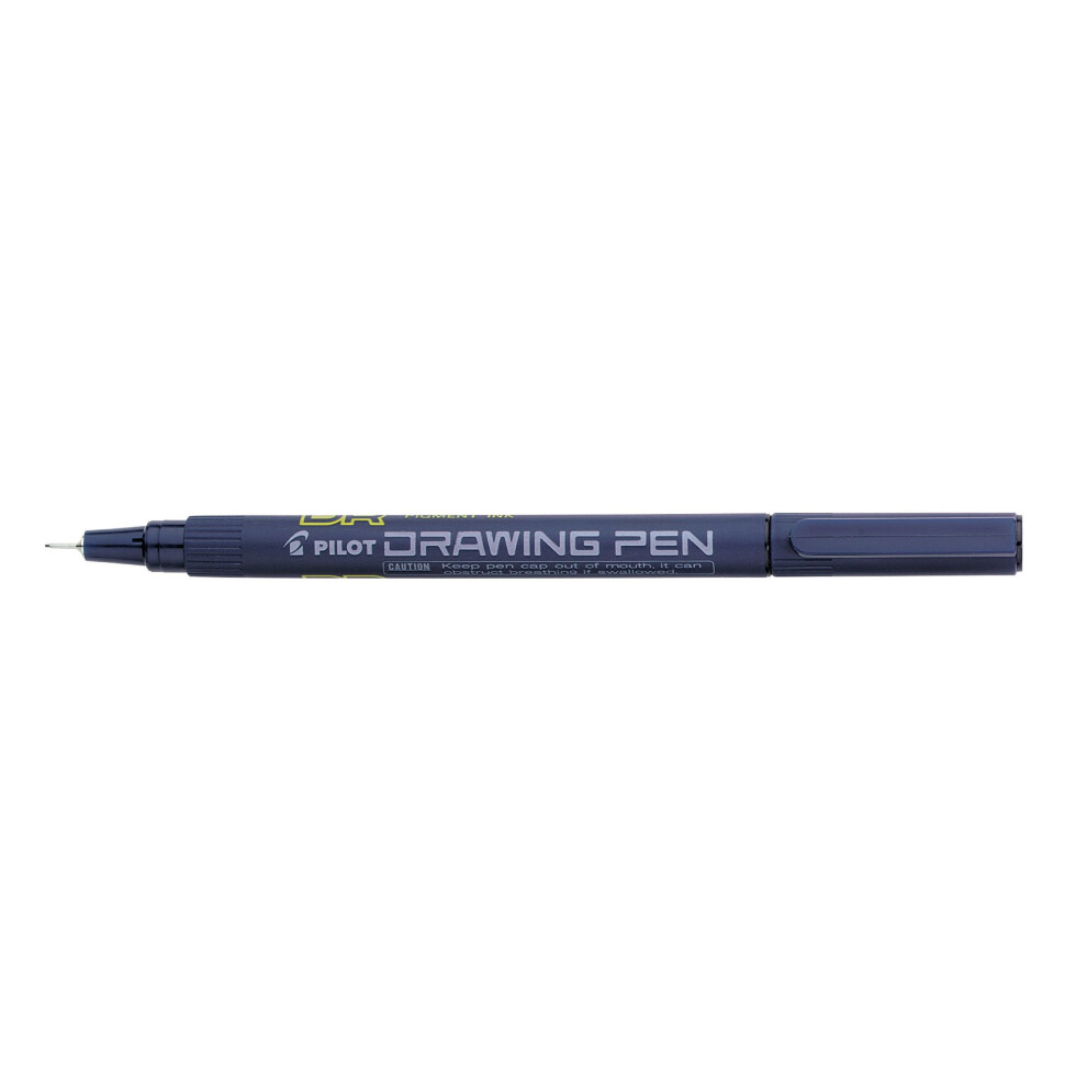 Pilot DR Drawing Pen 05 0.5 mm Tip - Black, Box of 12