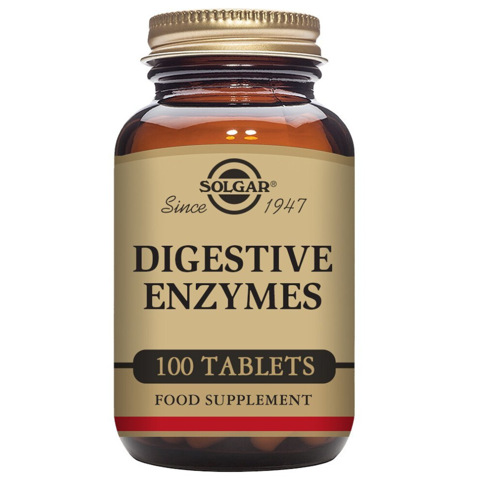 Solgar Digestive Enzymes Tablets - Pack of 100