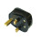 Faithfull Faithfull Power Plus PLUG13R 13A 230V Gummiplug - sort 1