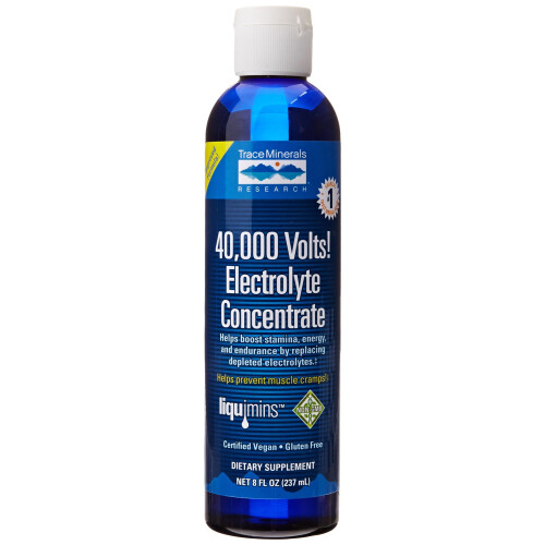 Trace Minerals Research, 40,000 Volts! Electrolyte Concentrate, 8 fl oz (237 ml)