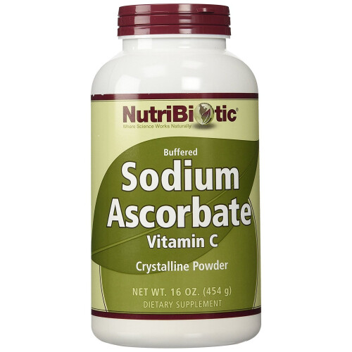 NutriBiotic, Sodium Ascorbate, Crystalline Powder, 16 oz (454 g)