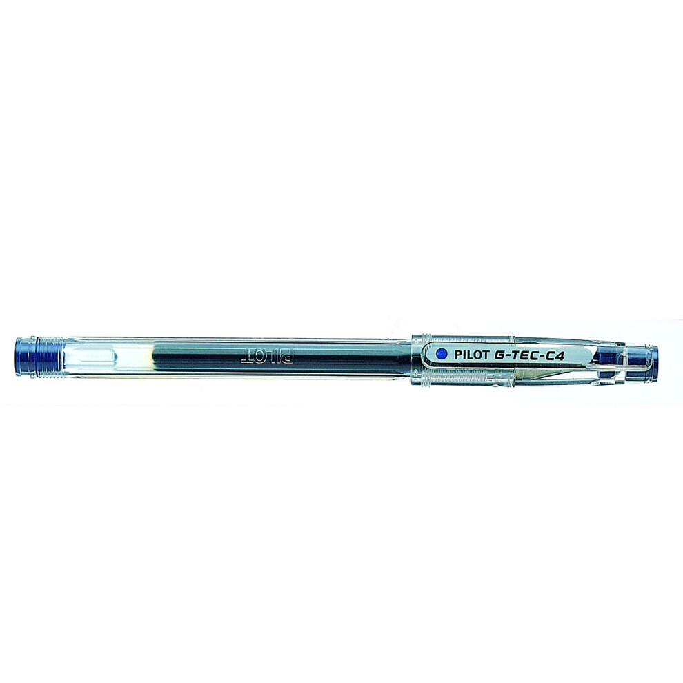 Pilot G - Tec C4 Gel Microtip Rollerball 0.4 mm (Box of 12) - Blue