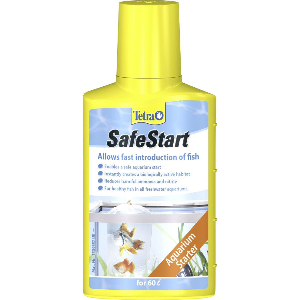 Tetra SafeStart, Allows Fast Introduction of Fish in a Fish Tank, 50 ml