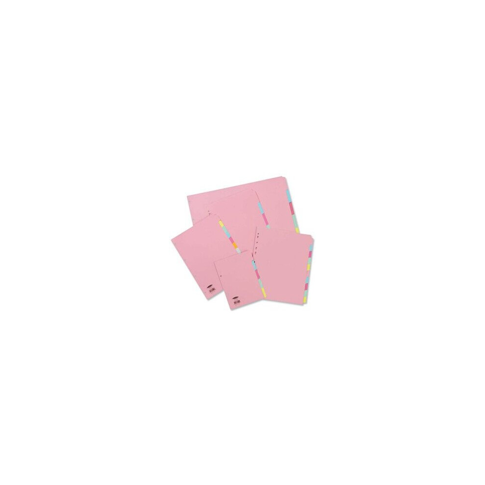 Concord Subject Dividers 230 Micron Upright 10-Part A3 Ref 70299/J2