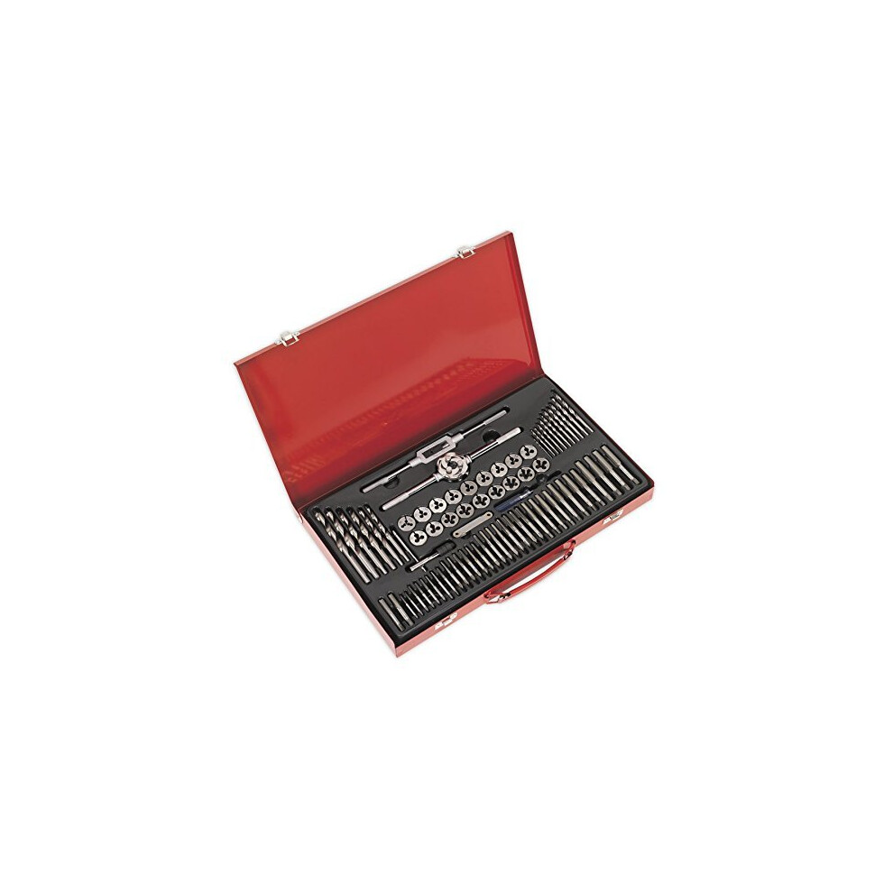 Sealey AK3076 Professional Metric Split Tap and Die Set (76 Pieces)
