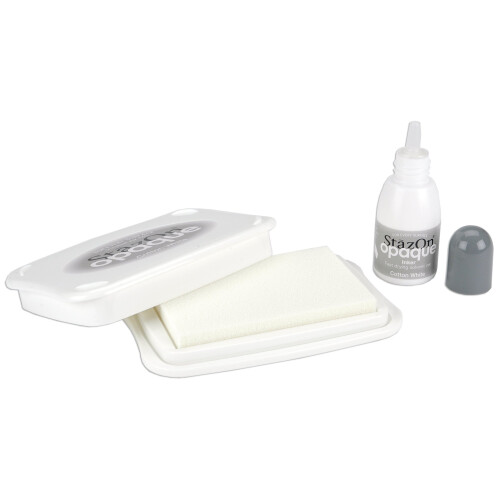 Tsukineko Stazon Ink Pad, Cotton White