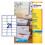Avery J8160-10 Self-Adhesive Address/Mailing Labels, 21 Labels per A4 Sheet 1