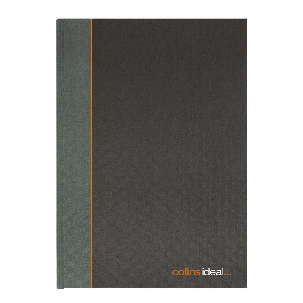Collins Ideal A5 Feint Ruled Manuscript Book - 192 Pages, Grey
