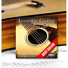 Adagio Professional Acoustic Guitar Strings Full Set / Pack - Gauge 10-47 Phosphor Bronze