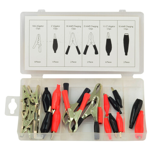 Rolson Rolson 61284 Electrical Clip Assortment - 24 Pieces