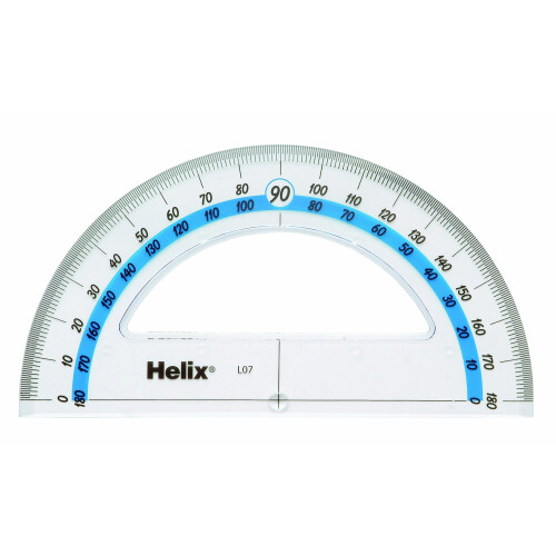Helix 15cm 180 degree Protractor