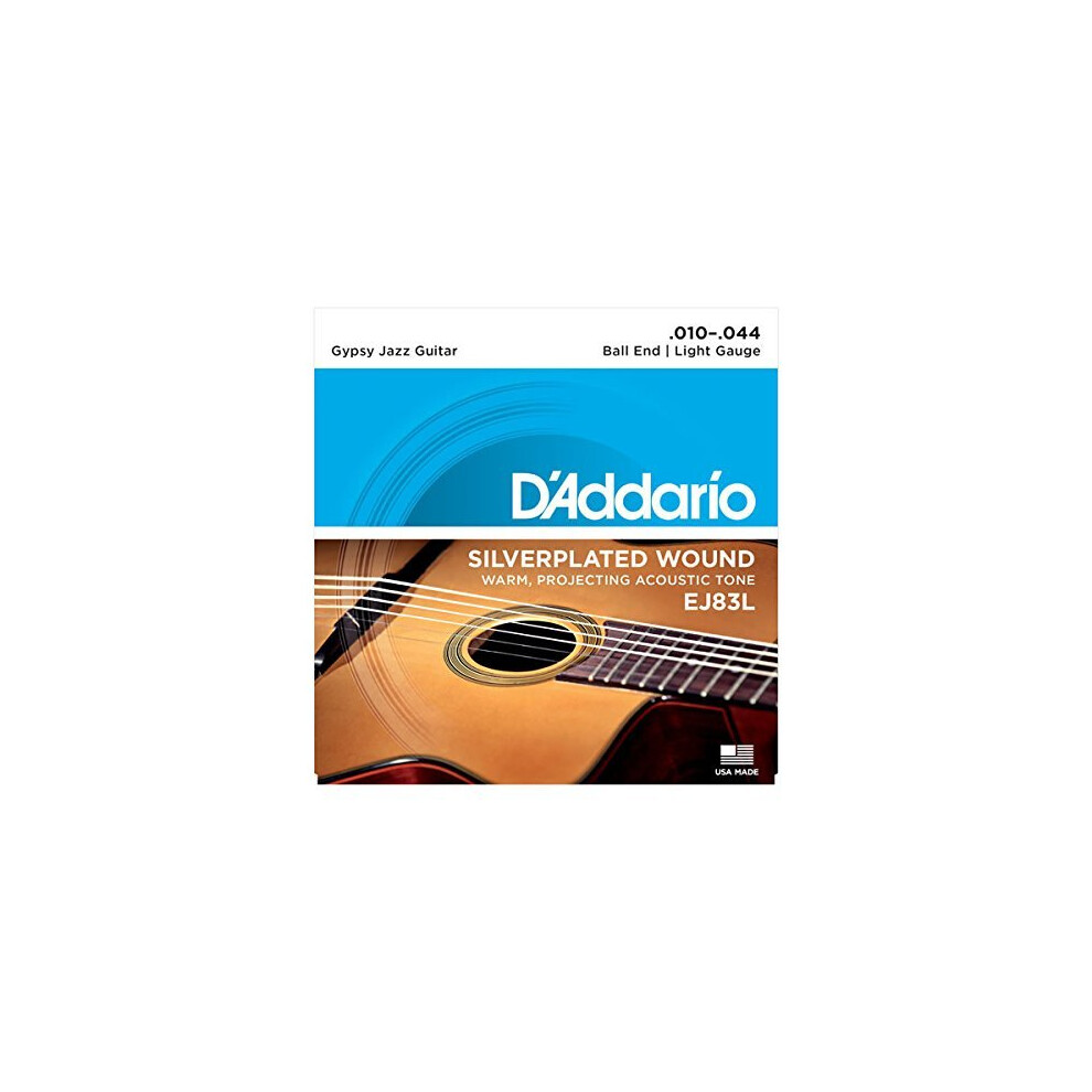 D'Addario EJ83L Gypsy Jazz Jazz Light (.010-.044) Acoustic Guitar Strings