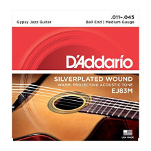 D'Addario EJ83M Gypsy Jazz Acoustic Guitar Strings 11-45