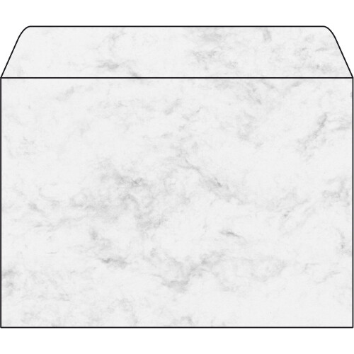 Sigel C5 162 x 229mm Envelopes - Marble Grey (25 Pieces)