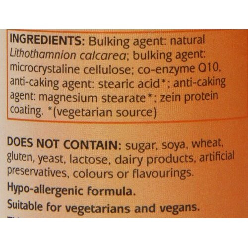 Higher Nature Higher Nature Coenzyme Q 10 Pack of 90 1
