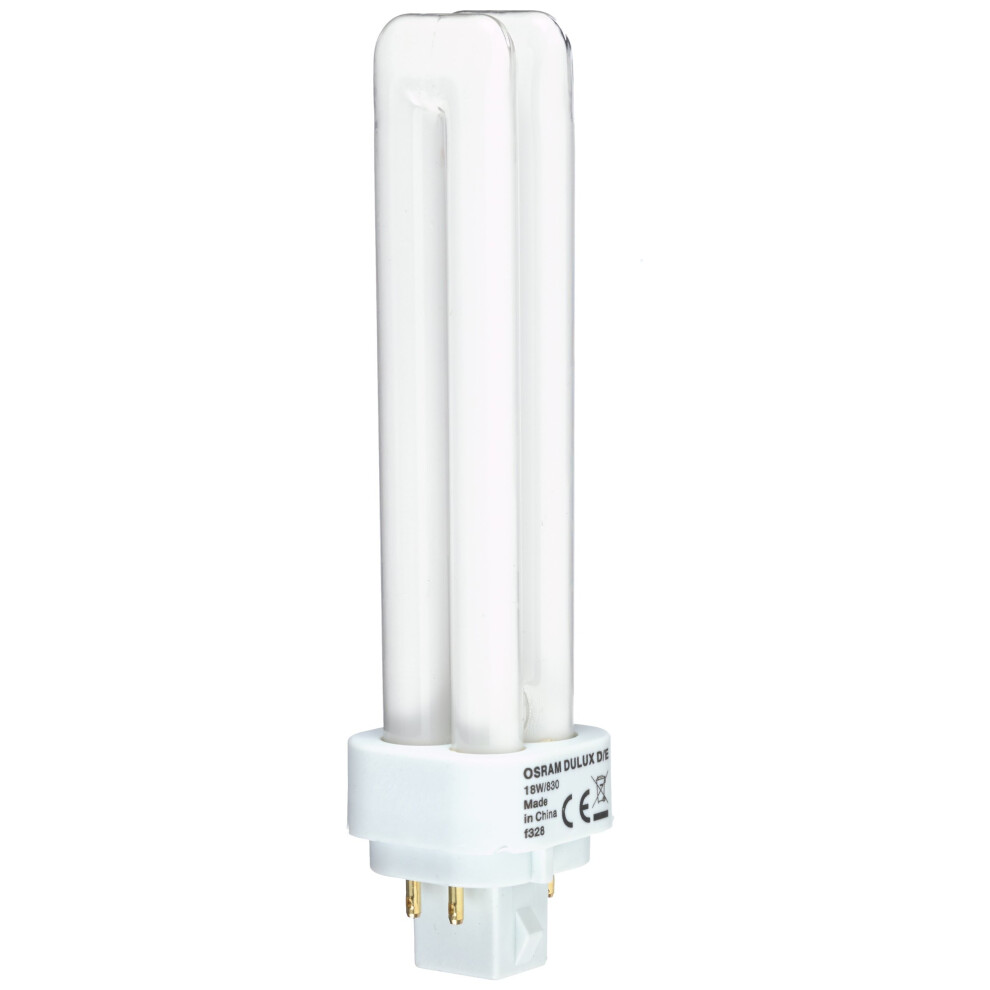 Osram Dulux DE 18w / 830 Energy Saving 4-PIN lamp - Warm White - G24q-2 D/E