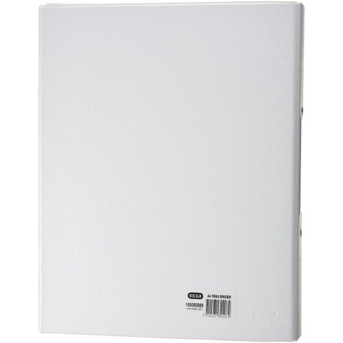Elba 25mm A4 Bantex Vision 2-Ring Binder - White 1