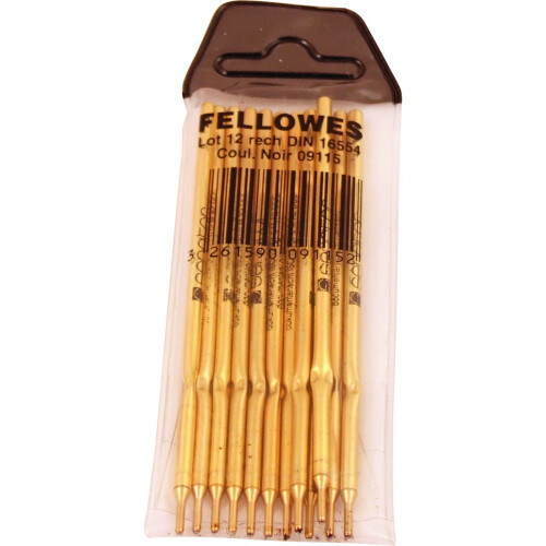 Fellowes Fellowes Ballpoint Pen Refill - Black