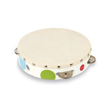 Janod – Musical Instrument j07601 Tambourins Confetti - Plush Soft Toy