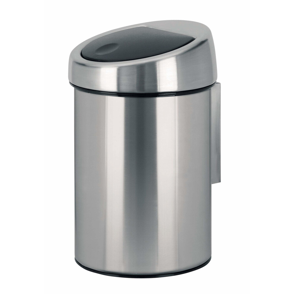 Brabantia Touch Bin, 3 L - Matt Steel Fingerprint Proof