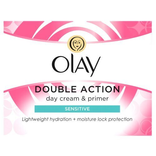 Olay Olay Double Action Moisturiser Day Sensitive Cream and Primer, 50 ml