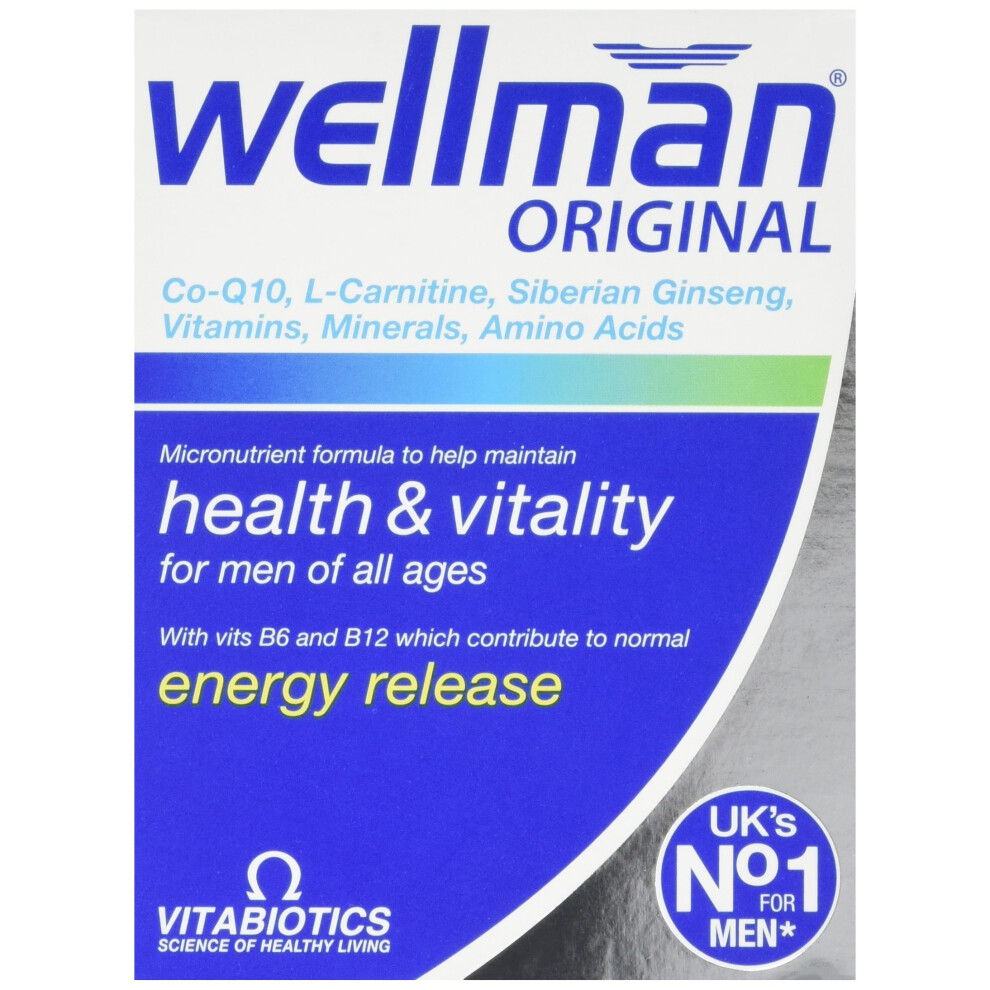 Wellman Vitabiotics Original - 30 Tablets