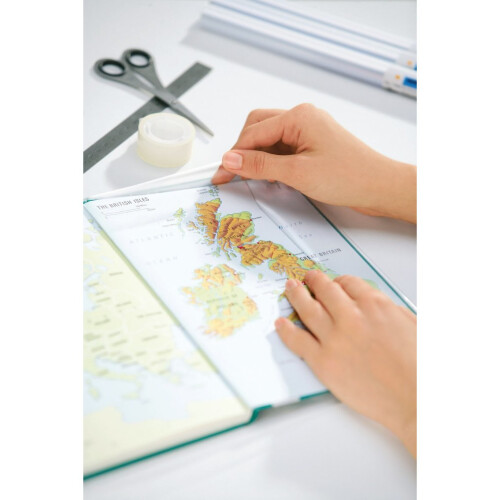 Herma 7386 Book Protector Film 1 Roll 10 m Transparent 2