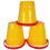 Set Of 10 Mixed Colour Small Beach Buckets 5
