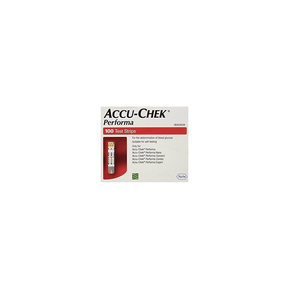 Accu Chek Performa Glucose Test Strips - Pack of 100