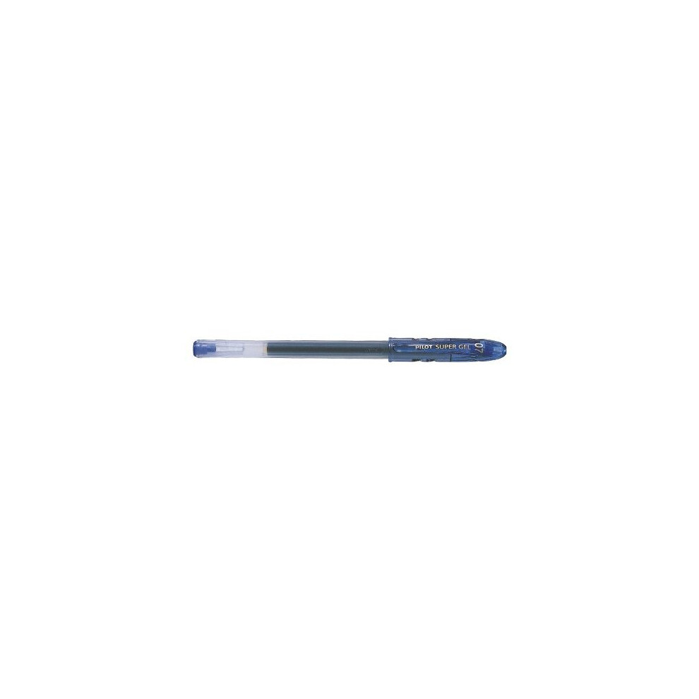 Pilot 570326 Supergel Rollerball 0.7 mm Tip (Box of 12) - Blue