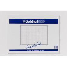 Exacompta Guildhall 298 x 406 mm Account Pad, 14 Cash Columns, 41 Feint Lines, 60 Sheets