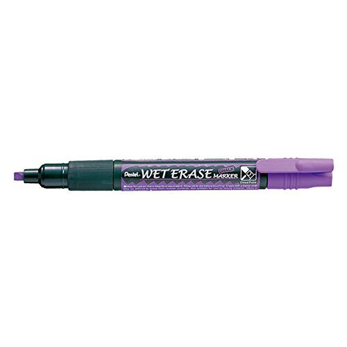 Pentel Pentel SMW26/7 Wet Erase Chalk Marker Medium Tip - Assorted Colours, Pack of 7 2