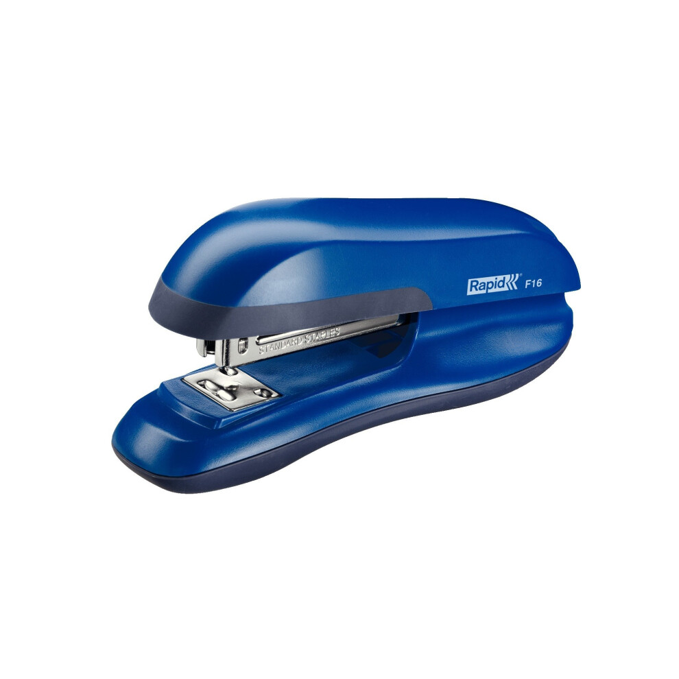 Rapid 23810502 F16 Fashion Stapler, Ergonomic Plastic Body, Half Strip, Aqua Blue, 20 Sheet Capacity