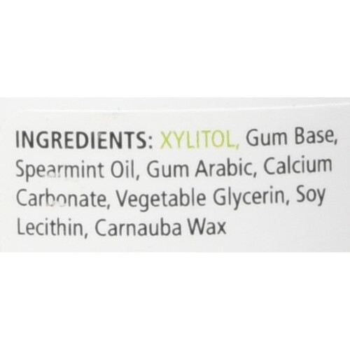 Xlear, Spry, Chewing Gum, Spearmint, Sugar Free, 100 Count 108g 2