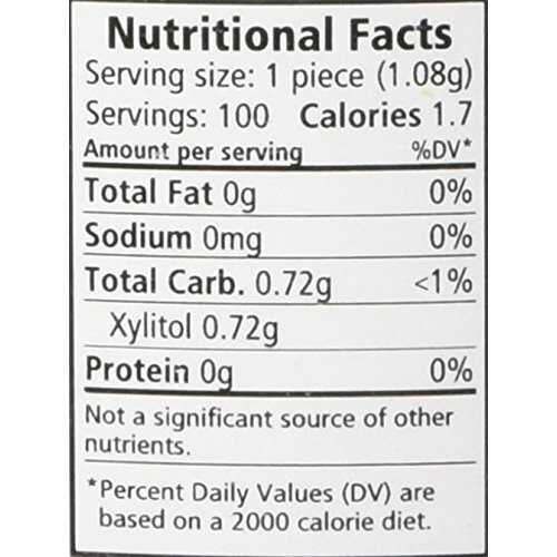 Xlear, Spry, Chewing Gum, Spearmint, Sugar Free, 100 Count 108g 1