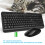 TeckNet 2.4Ghz Full-Size Ergonomic Wireless Keyboard Mouse Combo -UK Layout 5