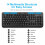 TeckNet 2.4Ghz Full-Size Ergonomic Wireless Keyboard Mouse Combo -UK Layout 3