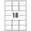 Avery J8161-25 Self-Adhesive Address/Mailing Labels, 18 labels per A4 sheet 4