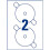 Avery L7676-25 Self-Adhesive Full Face CD Labels, 2 Labels Per A4 Sheet 3