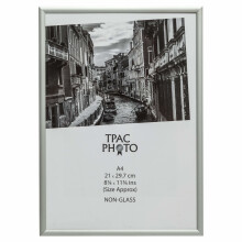 Photo Album Company PAAFA4B A4 Certificate Frame - Brushed Aluminium