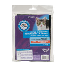 Aime Anti-Odour Filters for Cat Litter Boxes - Pack of 3
