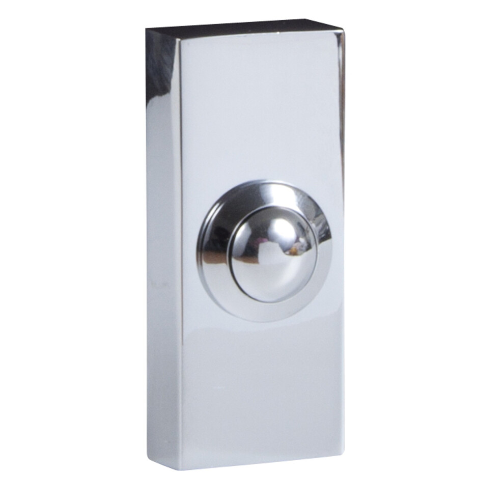 Byron Wired Bell Push Surface Mounted - Chrome