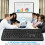 TeckNet 2.4Ghz Full-Size Ergonomic Wireless Keyboard Mouse Combo -UK Layout 2