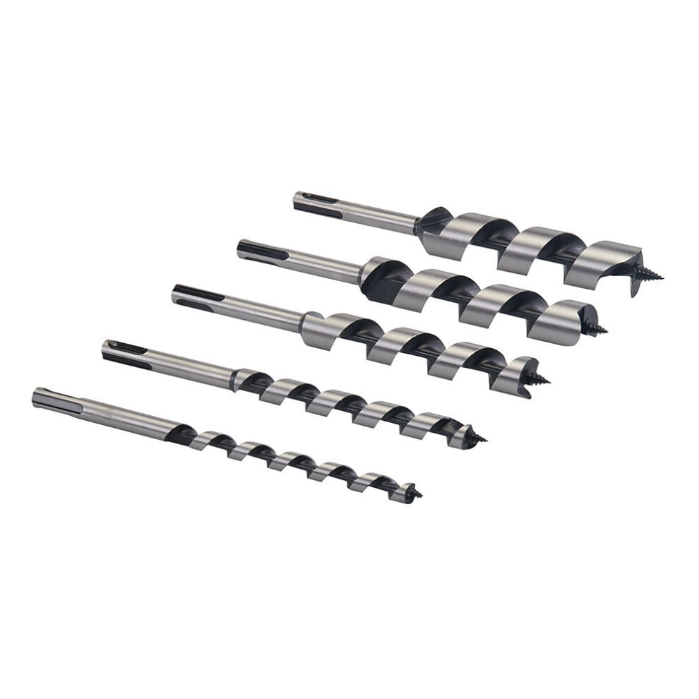 Silverline 633483 SDS Plus Auger Bit 5-Piece Set, 10-25 mm