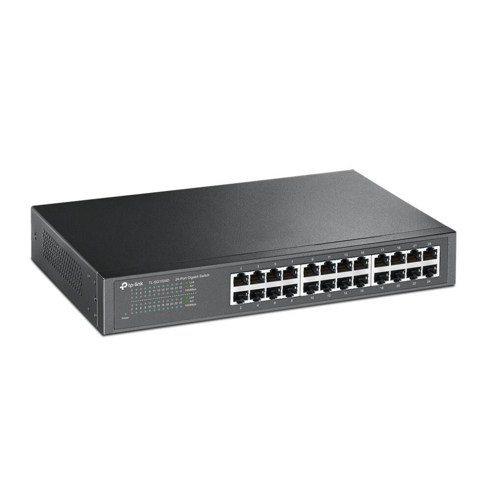 TP-LINK TL-SG1024D 24-Port Gigabit Desktop/Rackmount Unmanaged Switch