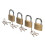 Silverline Silverline 675152 Solid Brass Keyed-alike Padlocks 40mm Pack of 4 2
