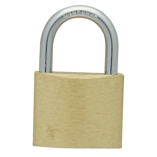 Silverline Silverline 675152 Solid Brass Keyed-alike Padlocks 40mm Pack of 4 2