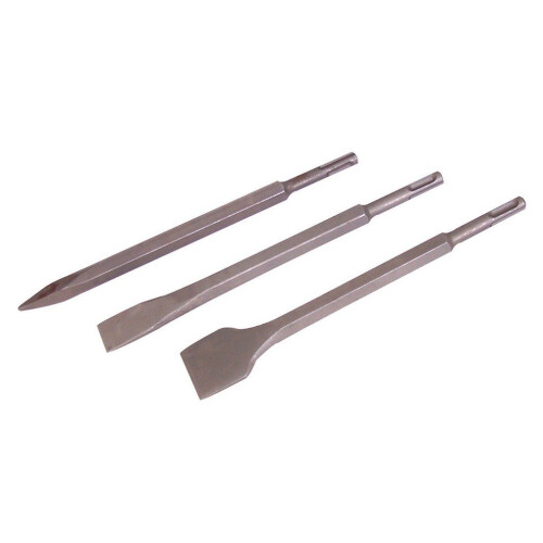 Silverline Silverline 515779 SDS Plus Hex Chisel Set 3-Piece, 15 mm 1